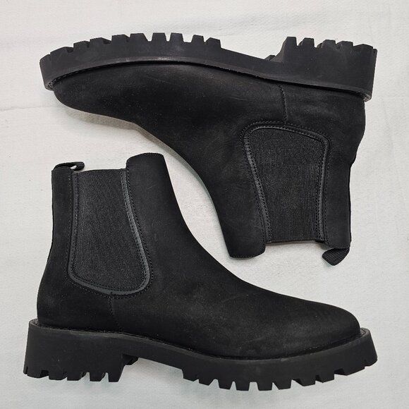 Thursday Boot Co Legend Chelsea Matte Black Suede Leather Women's Size US 8.5 - Picture 6 of 10